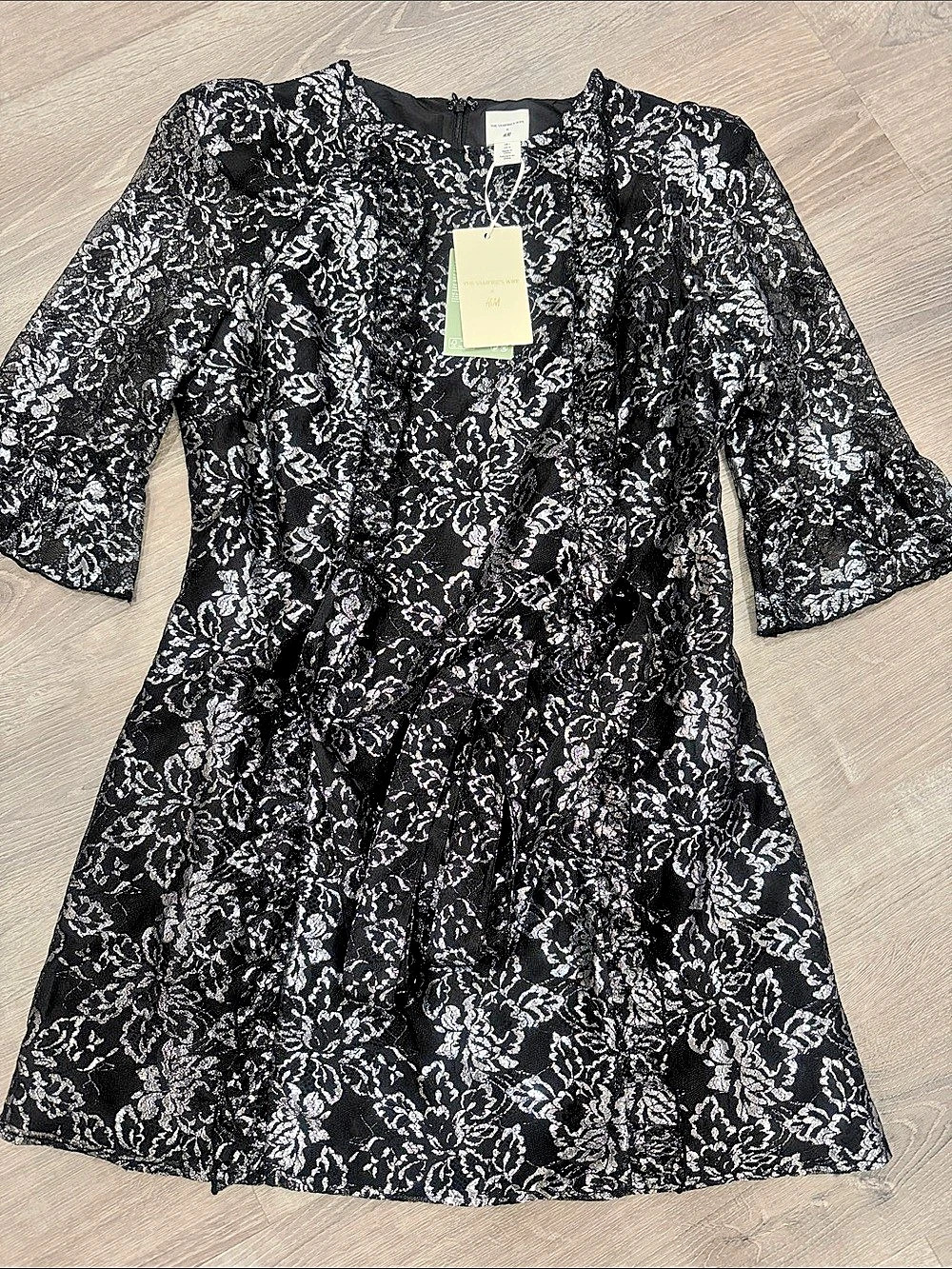 H&M The Vampire's Wife x H&M The Mystique Dress Mystique Mini Dress Black &